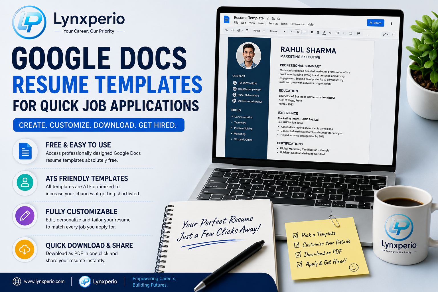 Google Docs Resume Templates for Quick Job Applications